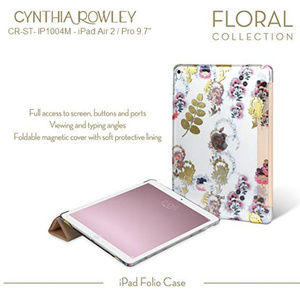 Cynthia Rowley iPad Air 2 Floral Folio Case (New)